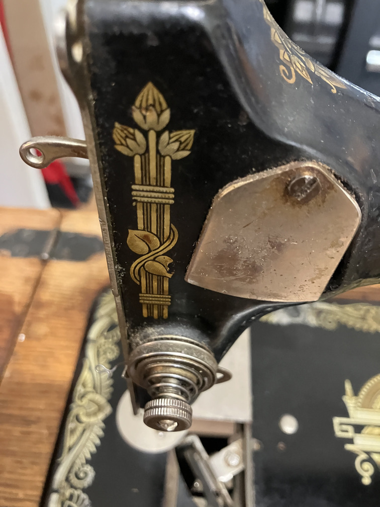 Thread tension and face plate